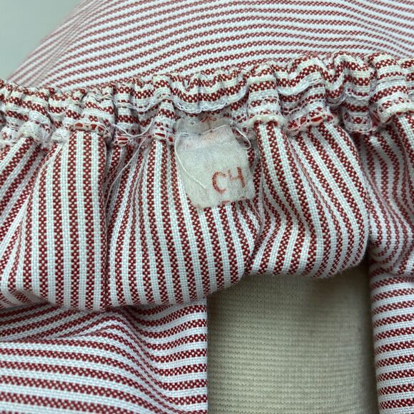 Colorful Floral Embroidered Cotton Dress S/M Flounce Collar Boho Peasant Ethnic - Picture 12 of 12